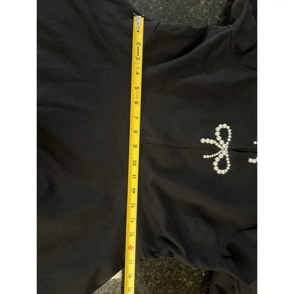 Kate Spade A-line Dress Pearl Mini Bows Dress Women's X-Large Stretch Pockets - Picture 9 of 10